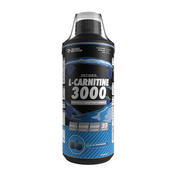 Refined Nutrition L-Carnitine 3000 500ml - Icy Blue Raspberry - Sports Drink at MySupplementShop by Refined Nutrition