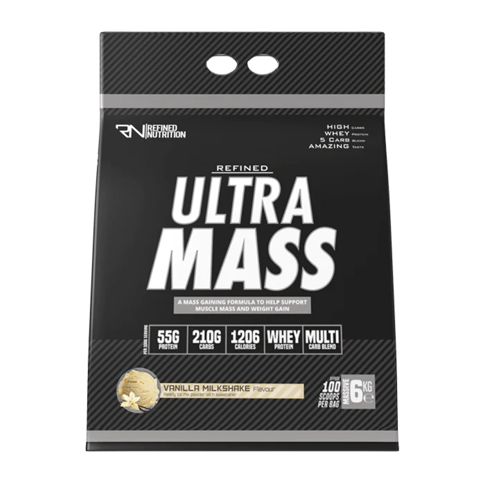 Refined Nutrition  Ultra Mass 6kg - Vanilla Milkshake - Sports Nutrition at MySupplementShop by Refined Nutrition