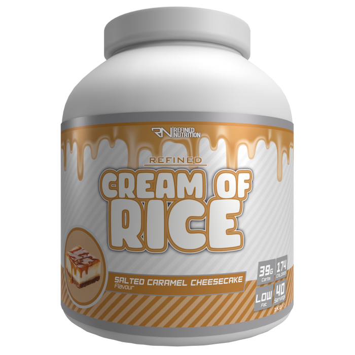 Refined Nutrition Cream of Rice 2kg - Salted Caramel Cheesecake - Sports Nutrition at MySupplementShop by Refined