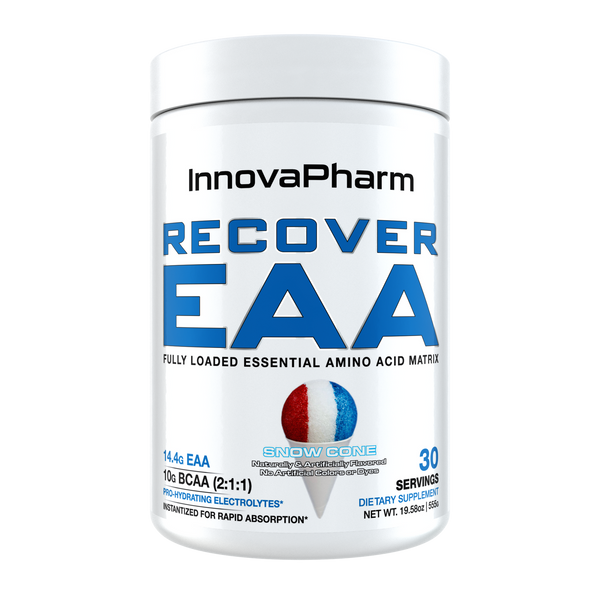 Innovapharm Recover EEA 555g - Snowcone - EAA Supplement at MySupplementShop by Innovapharm