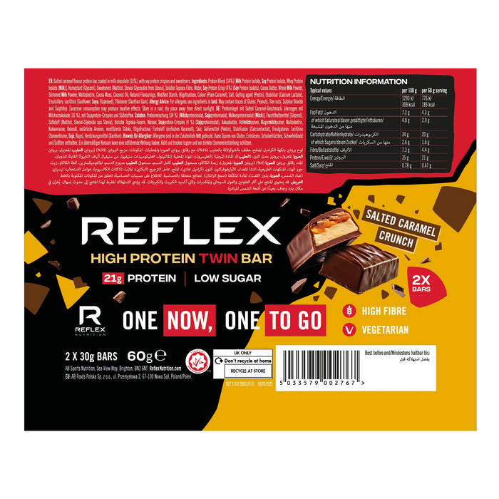 Reflex Nutrition High Protein Twin Bar 12 x 60g