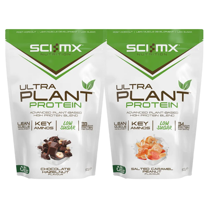 Sci-MX Ultra Plant Protein 900g | 33g Vegan Protein | Dairy-Free & BCAA-Rich