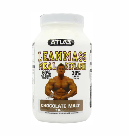 Atlas Leanmass MRP 1.5kg - Chocolate & Malt - Meal Replacement at MySupplementShop by Atlas Leanmass MRP