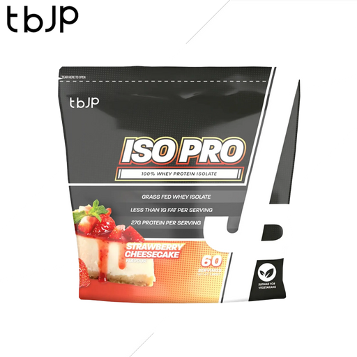 Trained by JP IsoPro 1.8kg - Strawberry Cheesecake - Whey Protein Isolate at MySupplementShop by Trained by JP