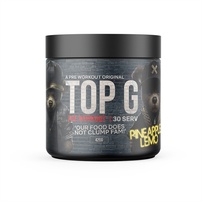 TOP G Pre Workout 30 Servings, 420g - Pineapple Lemo - Pre Workout at MySupplementShop by Top G