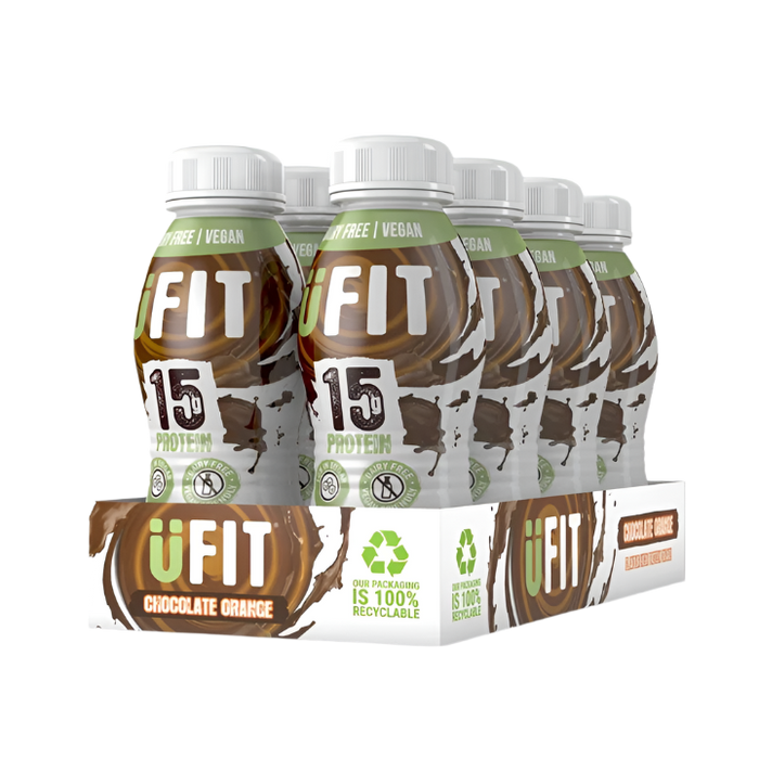 UFIT Vegan Protein RTD 8x310ml Chocolate Orange