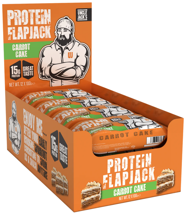 Uncle Jack's Protein Flapjacks 12 x 100g