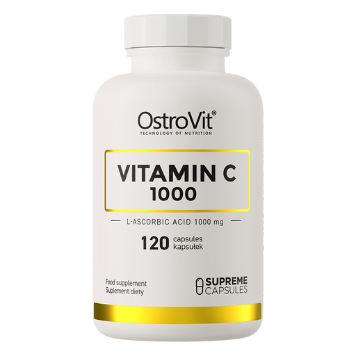 OstroVit Vitamin C 1000mg 120 Caps - Default Title - Sports Nutrition at MySupplementShop by Ostrovit