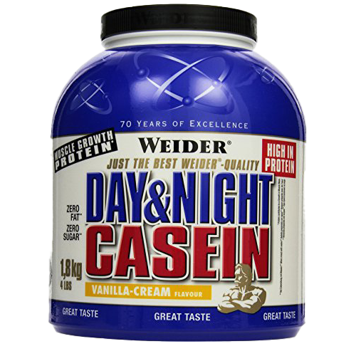 Weider Day & Night Casein, Chocolate Cream - 1800 grams