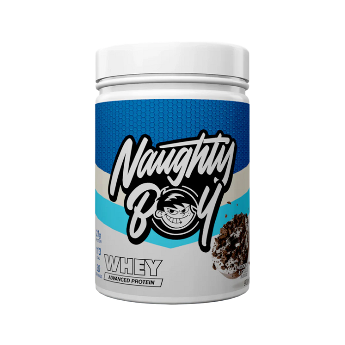 Naughty Boy Advanced Whey Protein 900g - 30 Servings (Multiple Flavours Available) - Cookies & Cream - Whey Protein at MySupplementShop by Naughty Boy