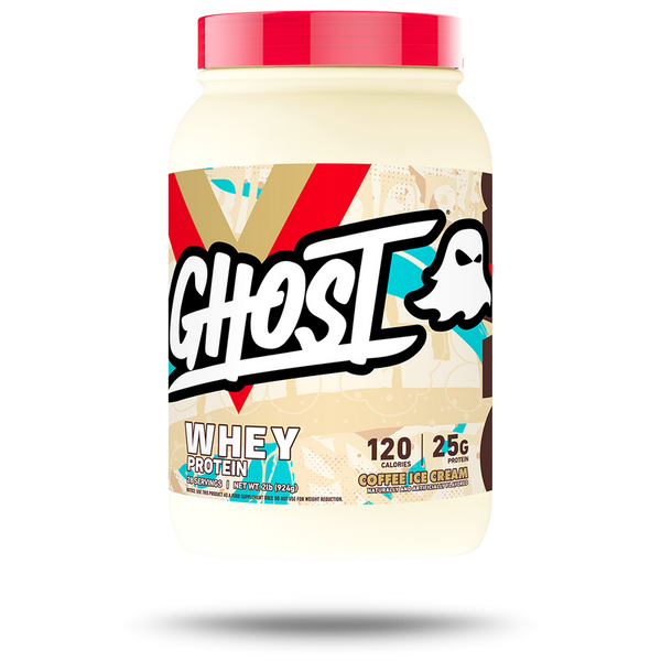 Ghost Whey Protein 26 Servings - Coffee Ice Cream - Whey Protein at MySupplementShop by Ghost