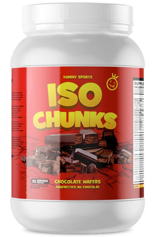 Yummy Sports ISO Chunk 25 Serv 800g Chocolate Wafers - Sports Supplements at MySupplementShop by Yummy Sports