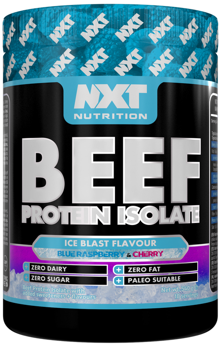 NXT Nutrition Beef Protein Isolate 540g - Ice Blast - Protein Powder at MySupplementShop by Nxt Nutrition