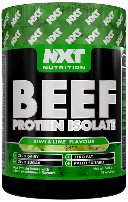 NXT Nutrition Beef Protein Isolate 540g - Kiwi & Lime - Protein Powder at MySupplementShop by Nxt Nutrition