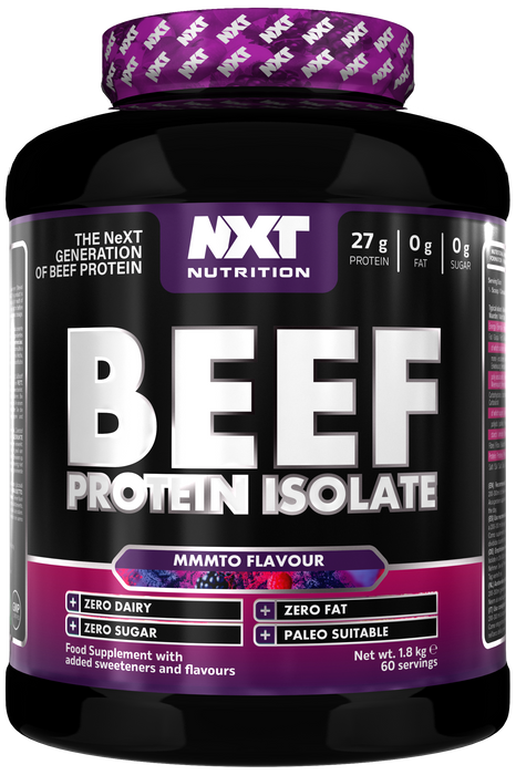 NXT Nutrition Beef Protein Isolate 1.8kg - *NEW* Mmmto - Protein Powder at MySupplementShop by Nxt Nutrition