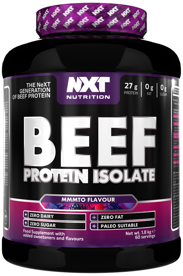 NXT Nutrition Beef Protein Isolate 1.8kg - *NEW* Mmmto - Protein Powder at MySupplementShop by Nxt Nutrition