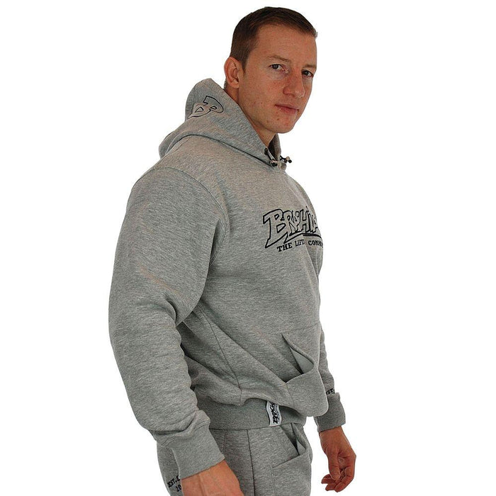 Brachial Hoody Gain - Greymelange - Hoody at MySupplementShop by Brachial The Lifestyle Company