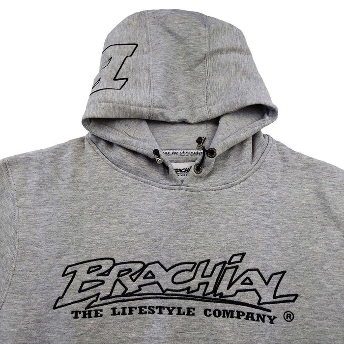 Brachial Hoody Gain - Greymelange - Hoody at MySupplementShop by Brachial The Lifestyle Company