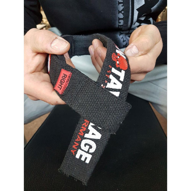 Brachial Lifting Straps Strong - Black/Red - Lifting Straps at MySupplementShop by Brachial The Lifestyle Company