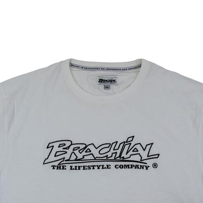 Brachial T-Shirt Gain - White/Black - T-Shirt at MySupplementShop by Brachial The Lifestyle Company