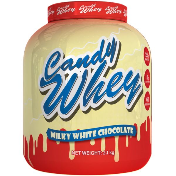 Candy Whey Protein 2.1kg - Milky White Chocolate - Protein Powder at MySupplementShop by Candy Whey