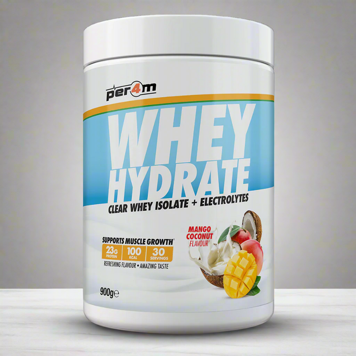 Per4m Whey Hydrate | Clear Whey Isolate Protein Drink with Electrolytes | 23g Protein, Fast Absorption, Fruity Flavour