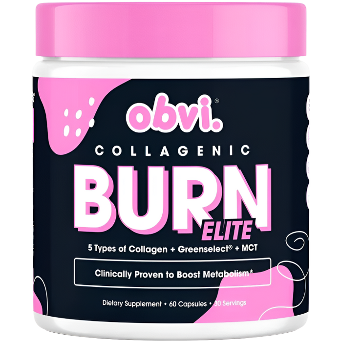 Obvi Collagenic® Burn Elite - Collagen-Enriched Fat Burner (60 Capsules)