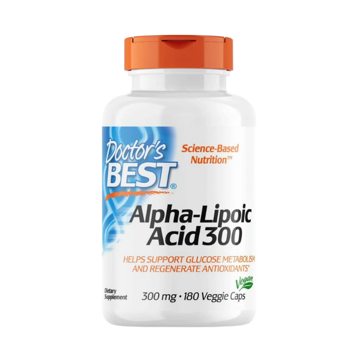 Doctor's Best Alpha-Liponsäure, 300 mg – 180 Kapseln