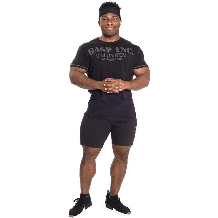 GASP Basic Utility Tee - Black - T-Shirt at MySupplementShop by Gasp