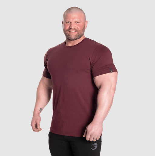 GASP Classic Tapered Tee - Maroon - T-Shirt at MySupplementShop by Gasp