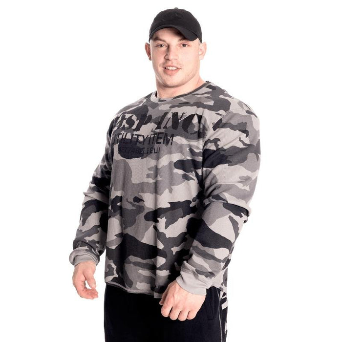 GASP Thermal Gym Sweater - Tactical Camo - Thermal Gym Sweater at MySupplementShop by Gasp