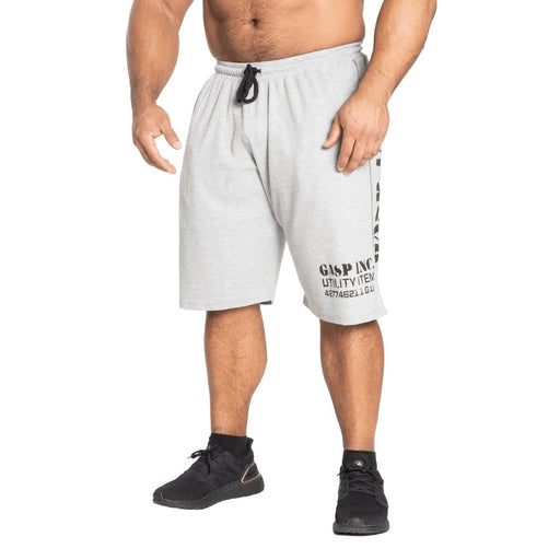 GASP Thermal Shorts - Grey Melange - Thermal Shorts at MySupplementShop by Gasp