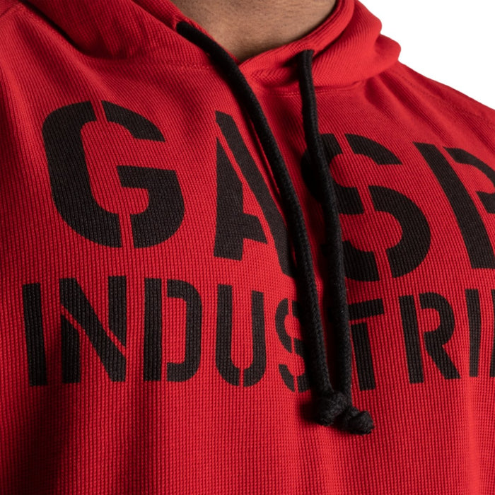 GASP Thermal SL Hoodie - Chilli Red - Thermal SL Hoodie at MySupplementShop by Gasp