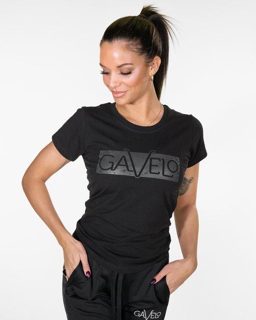 Gavelo Black Grey Logo T-Shirt - Small - T-Shirt at MySupplementShop by Gavelo