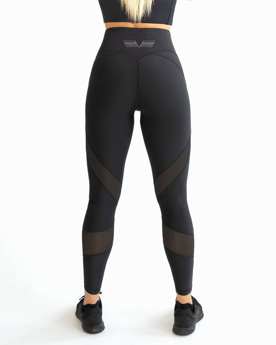 Gavelo Mesh Black Swirl Leggings - Small - Leggings at MySupplementShop by Gavelo