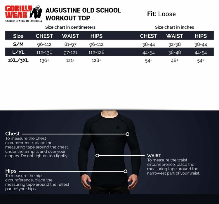 Gorilla Wear Augustine Old School Work Out Top - Army Green - Small/Medium - Work Out Top at MySupplementShop by Gorilla Wear