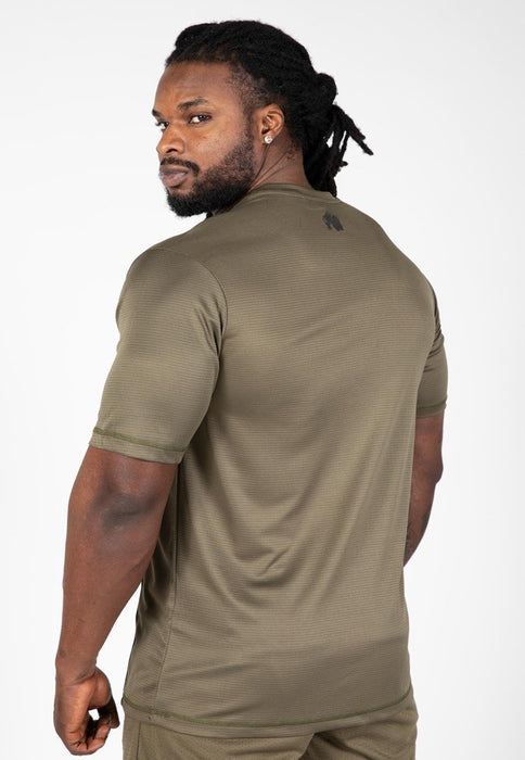 Gorilla Wear Branson T-Shirt Army Green/Black - Medium - T-Shirt at MySupplementShop by Gorilla Wear