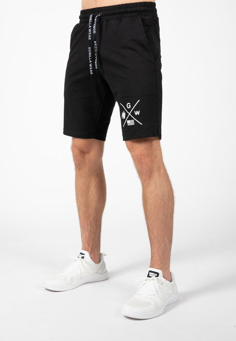 Gorilla Wear Cisco Shorts Black/White - Shorts at MySupplementShop by Gorilla Wear