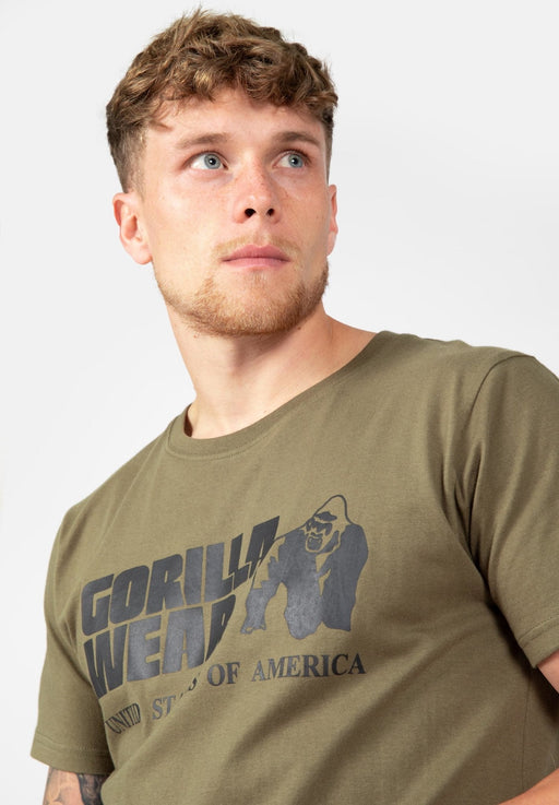 Gorilla Wear Classic T-Shirt Army Green - XXXXL - T-Shirt at MySupplementShop by Gorilla Wear