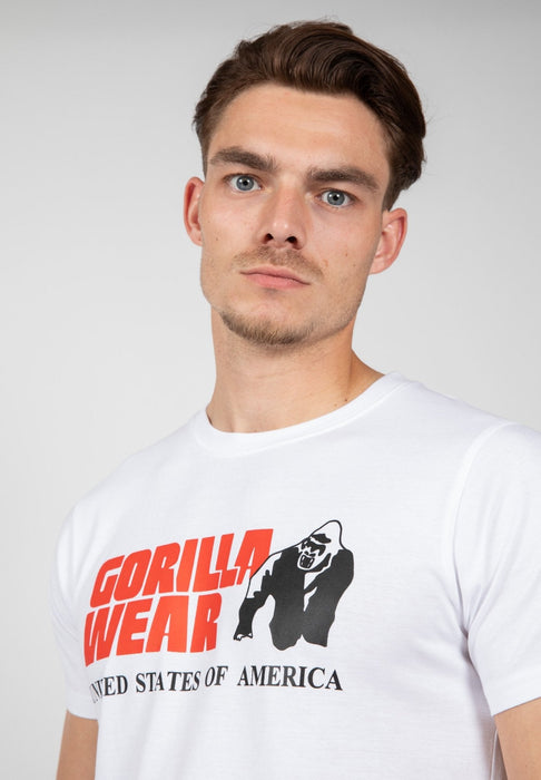 Gorilla Wear Classic T-Shirt White - XL - T-Shirt at MySupplementShop by Gorilla Wear