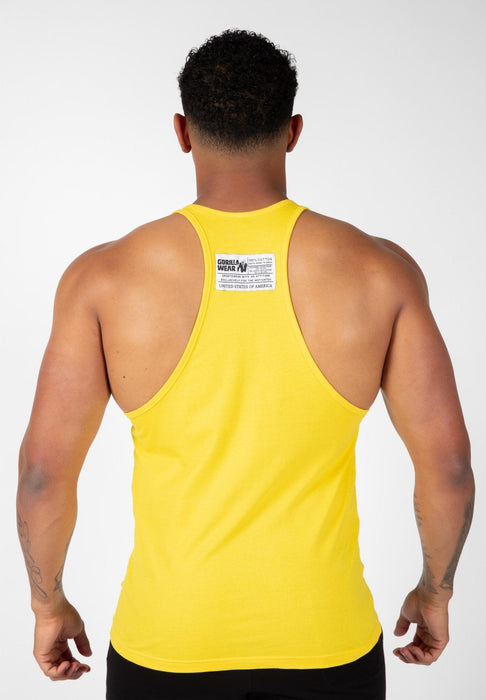 Gorilla Wear Classic Tank Top - Yellow - Small - Tank Top at MySupplementShop by Gorilla Wear