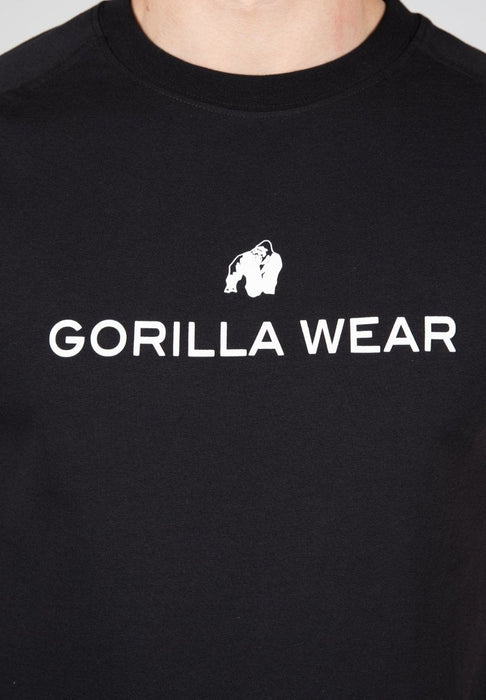 Gorilla Wear Davis T-Shirt Black - T-Shirt at MySupplementShop by Gorilla Wear