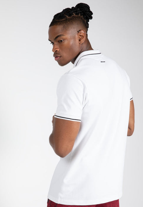 Gorilla Wear Delano Polo White/Black - Polo at MySupplementShop by Gorilla Wear