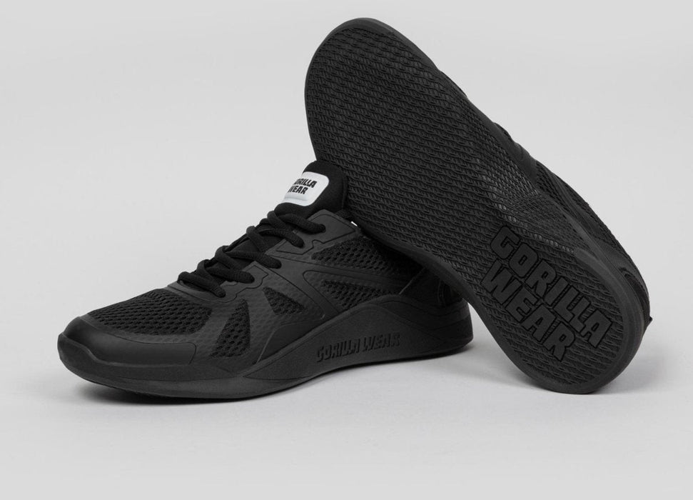 Gorilla Wear Gym Hybrids - Black/Black - Footwear at MySupplementShop by Gorilla Wear