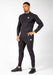 Gorilla Wear Hamilton Hybrid Long Sleeve - Black - Large - Long Sleeve at MySupplementShop by Gorilla Wear