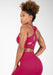 Gorilla Wear Hilton Seamless Sports Bra - Fuchsia - Sports Bra at MySupplementShop by Gorilla Wear