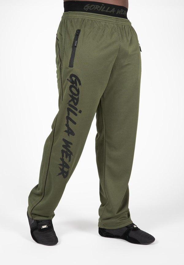 Gorilla Wear Mercury Mesh Pants Army Green - Large/XL - Mesh Pants at MySupplementShop by Gorilla Wear