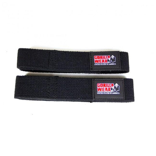 Gorilla Wear Non Padded Straps - Black - Straps at MySupplementShop by Gorilla Wear