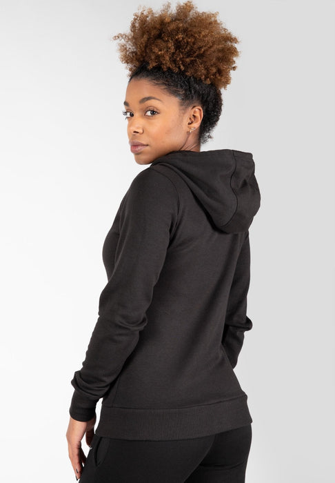 Gorilla Wear Pixley Zipped Hoodie - Black - Hoodie at MySupplementShop by Gorilla Wear