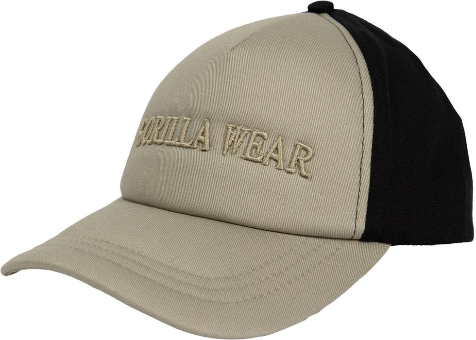 Gorilla Wear Sharon Ponytail Cap - Beige/Black - Cap at MySupplementShop by Gorilla Wear